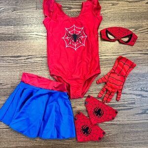 Spider girl costume spiderman spiderwoman girls 3T 4T